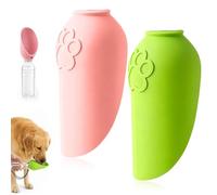 BIKPRST Borraccia per Cane 2 Pezzi, Abbeveratoio Portatile per Cani da Esterno, Dispenser d'Acqua Pieghevole per Passeggiate, Escursioni, Viaggi e Campeggio