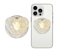 BIKPRST Impugnatura Telefono a forma di cuore con retro adesivo,Supporto e Maniglia Estensibili,Supporto Ad Anello,Impugnatura Cellulari Grip, Accessori Telefono,Top Intercambiabile Pieghevole