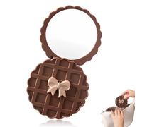 BIKPRST Specchi Cosmetici Compatto Tascabile Elegante, Specchio per il trucco a forma di papillon,Compatto e portatile,Regali per ragazze, regali di compleanno
