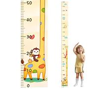 BIKPRST Tabella Di Altezza Per Bambini,0-200cm, Adesivi Parete Bambini Animali Della Foresta,Metro Adesivo Bambini Da Parete, Decorazione Della Stanza Dei Bambini, Adesivi Murali Bambini Autoadesivo