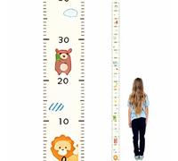 BIKPRST Tabella Di Altezza Per Bambini,0-200cm,Metro Adesivo Bambini Da Parete, Adesivi Parete Bambini Animali Della Foresta, Adesivi Murali Bambini Autoadesivo, Decorazione Della Stanza Dei Bambini