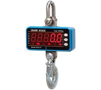 Bilance a sospensione, Bilancia sospesa industriale for carichi pesanti digitale for gru ad alta precisione da 500 kg/1100 libbre con funzione tara retroilluminata LCD remoto(Blue,1000KG/10kg)