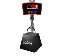 Bilance a sospensione, Bilancia sospesa industriale for gru elettronica digitale da 500 kg Display LED resistente for 1100 libbre