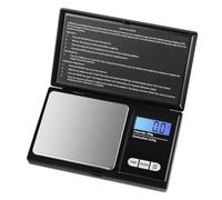 Bilance digitali, 500/0.01g 200g/0.01g LCD Portatile Mini Bilancia Elettronica Digitale Custodia Tascabile Postale Cucina Gioielli Bilancia del Peso bilancia(Noir,500g 0.01g)