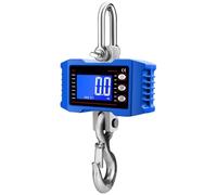 Bilance for gru 1500kg Bilancia a gancio LCD digitale retroilluminata Bilance for gru(Blauw)