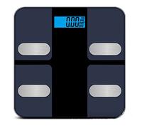 Bilance per il grasso corporeo,Bluetooth digitale da bagno con 25 caratteristiche essenziali grasso corporeo muscolo scheletrico metabolismo e BMI Smart APP per il fitness (nero)