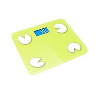 Bilance Pesapersone Bilancia Smart Bluetooth Elettronica Digitale Peso Grasso Corporeo E Contenuto Acqua Facile Da Usare(Yellow)