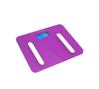 Bilance Pesapersone Bilancia Smart Bluetooth Elettronica Digitale Peso Grasso Corporeo E Contenuto Acqua Facile Da Usare(Purple)