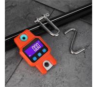 Bilancia a gru, Bilancia elettronica digitale ricaricabile da 300 kg, bilancia con gancio appeso retroilluminato, bilancia da viaggio for la pesca(Oranje)