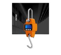 Bilancia a Gru, Mini bilancia digitale LCD da 300 kg, bilancia sospesa, portatile, industriale, elettronica, for carichi pesanti, con gancio, for gru, strumento agricolo domestico(Oranje)