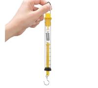 Bilancia a molla | Dinamometro trasparente con capacità 2,5 N, dinamometro portatile, per studenti di fisica, laboratori, scienze, esperimenti educativi