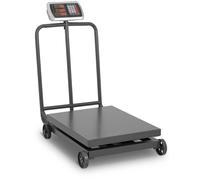 Steinberg Systems Bilancia a piattaforma - 600 kg / 100 g - con ruote - display LED SBS-PF-600/100W