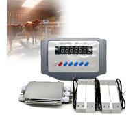 Bilancia A Piattaforma Elettronica, Kit Bilancia Per Animali Con Indicatore Di Peso, Kit Bilancia Per Bestiame Con Scatola Di Giunzione A 1 Filo, Robusta, Bilance Da Pavimento Per Animali(1 T)