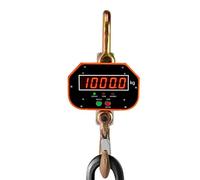 Bilancia a sospensione, Bilancia industriale for gru 3T digitale sospesa elettronica ad alta precisione for carichi pesanti con display a LED con telecomando e gancio, custodia addensata(2T/0.5KG)