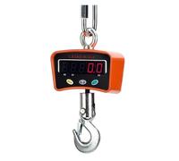 Bilancia a sospensione digitale da 1000 kg/2200 libbre, bilancia for gru con ampio display LCD, bilancia a gancio industriale for impieghi gravosi, ricaricabile da 1500 mAh per Mercato, Edilizia