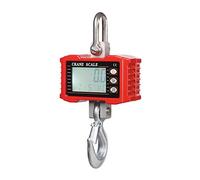 Bilancia a sospensione, Display LCD for bilancia industriale digitale for gru, bilancia sospesa industriale ad alta precisione for bagagli, for azienda agricola domestica(Red,1000KG)