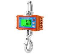 Bilancia a sospensione per gru digitale industriale ad alta resistenza con retroilluminazione LCD Tare Zero Data Hold Unit Change edilizia pesca utilizzo