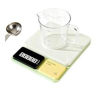 Bilancia alimentare, 0,1 g ad alta precisione, 5 unità di visualizzazione a LED,Bilancia digitale per alimenti liquidi e secchi | per caffè, carne, condimento, ristorante, panetteria