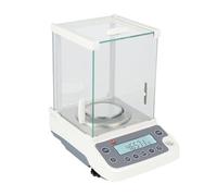 Bilancia analitica ad alta precisione, bilancia digitale da laboratorio 120 g x 0,0001 g con display LCD, 18 unità, per laboratori, farmacia, gioielleria, test di componenti