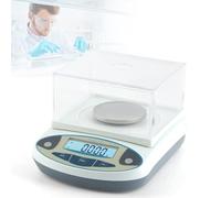 Bilancia analitica Digitale da Laboratorio ad Alta precisione, Bilancia Elettronica per Gioielli, Bilancia Elettronica di precisione da Cucina con Parabrezza (5