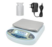 Bilancia analitica digitale di precisione per uso in laboratorio e gioielleria - Capacità 1.000 g con risoluzione 0,01 g - Bilancia elettronica intelligente con sensori ad alta