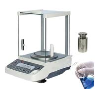 Bilancia analitica elettronica, bilancia elettronica con display LCD, bilancia analitica digitale ad alta precisione 0,1 mg, per laboratorio e farmacia, misurazione di precisione 0,0001 g ( 120g)