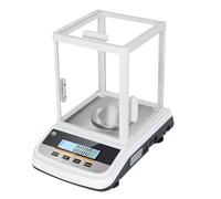 Bilancia analitica elettronica da 500 g con precisione da 0,001 g, bilancia da laboratorio con paravento in vetro for laboratorio, pesatura di gioielli Utilizzo multifunzione