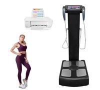 Bilancia analizzatrice della composizione corporea, analizzatore del grasso corporeo e bilancia della massa muscolare, bilancia digitale corporea, dispositivo di misurazione del grasso corporeo Black