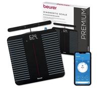 Bilancia Beurer Smart Nero Display LED Bluetooth/WiFi IMC Titanio 180kg