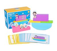 Bilancia Building Blocks - Stacking Balance Toys | Bilancia Per L'edilizia, Il Gioco Dei Puzzle Di Bilanciamento In Legno, Il Gioco Del Cubo Di Costruzione Sensoriale Educativo Per Ragazzi Rag