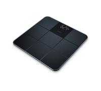 Bilancia con superficie antiscivolo Beurer GS 235 Nero 30x30x2,1 cm