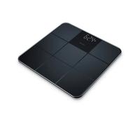Bilancia con superficie antiscivolo Beurer GS 235 Noir 30x30x2,1 cm