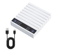 Bilancia con Timer - Bilancia Digitale Portatile da Cucina 2Kg/0.1G - Misuratore con Timer - per Casa Cucina Viaggio Ufficio Camping Panificazione Quotidiano