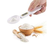Bilancia Cucchiaio Digitale, Bilancia da Cucina Portatile con Display LCD, Misurazione di Precisione 0.1g-500g, Grammi e Once, per Farina, Spezie, Condimenti