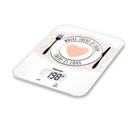 Bilancia cucina BENESSERE Ks 19 Love Bianco 70417 5 Kg