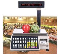 Bilancia Cucina Digitale per calcolo dei prezzi, stampa di etichette elettroniche, calcolatrice del peso commerciale, bilance con codice a barre, stampante termica per codici a barre elettro