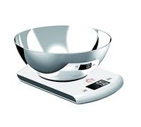 DCG Eltronic – Bilancia da cucina digitale PWC8045 5 kg con piatto in acciaio inox e ciotola