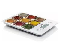 Laica KS1040 Da tavolo Rettangolo Bilancia da cucina elettronica Multicolore, Bianco bilancia da cucina
