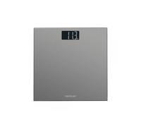 Bilancia digitale per persone Cecotec Precision Surface, schermo LCD, portata massima 180 kg, pronto per l'uso e con nastro di misurazione. (Acciaio inossidabile)