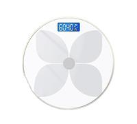 Bilancia Da Bagno Digitale Elettronica Pavimento For Grasso Corporeo Analizzatore Della Composizione Corporea Collega La Intelligente Bluetooth Preciso E Facile Da Leggere(White)