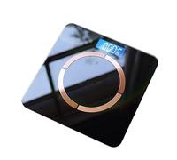 Bilancia Da Bagno Intelligente Digitale Wireless For Grasso Corporeo Bilanciamento Del'acqua BMI Analizzatore Di Composizione Collega Smartphone Bluetooth Preciso E Facile Da Leggere(Black)