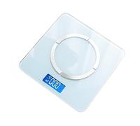 Bilancia Da Bagno Intelligente Digitale Wireless For Grasso Corporeo Bilanciamento Del'acqua BMI Analizzatore Di Composizione Collega Smartphone Bluetooth Preciso E Facile Da Leggere(White)