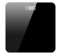 Bilancia da bagno nera 26 x 26 cm display digitale ultrasottile