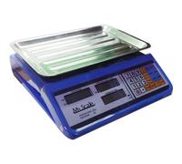 BILANCIA DA BANCO ELETTRONICA DIGITALE DOPPIO DISPLAY PIATTO CONCAVO 40KG