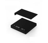 Bilancia da caffè elettronica ricaricabile ciclica ad alta precisione for caffè espresso, accessori for baristi domestici(Black 2.0)