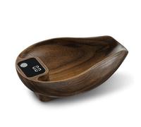 Bilancia da caffè in legno, bilancia elettronica for la misurazione dei chicchi di espresso, vassoio espositivo for pesare il, cucina precisa fino a 0,1 g