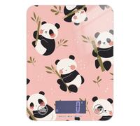 Bilancia da cucina bariatrica a forma di panda in stile cartone animato, digitale, per alimenti, 5 kg/5 g, bilancia da cucina con 4 unità per cuocere il sapone (batterie non incluse)