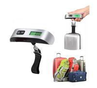 Bilancia da cucina, Bilancia portatile Display LCD digitale 110lb/50kg Bagagli elettronici Appesi Valigia da viaggio Pesa Bagagli Strumento di bilanciamento del peso