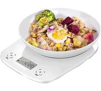 Bilancia da cucina con ciotola, super precisa, bilancia da cucina digitale | Master Food Prep con una ciotola personalizzata che si adatta alla parte superiore