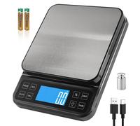 Bilancia da cucina di grande dimensione alta precisione di 0.1g capacità di 5kg